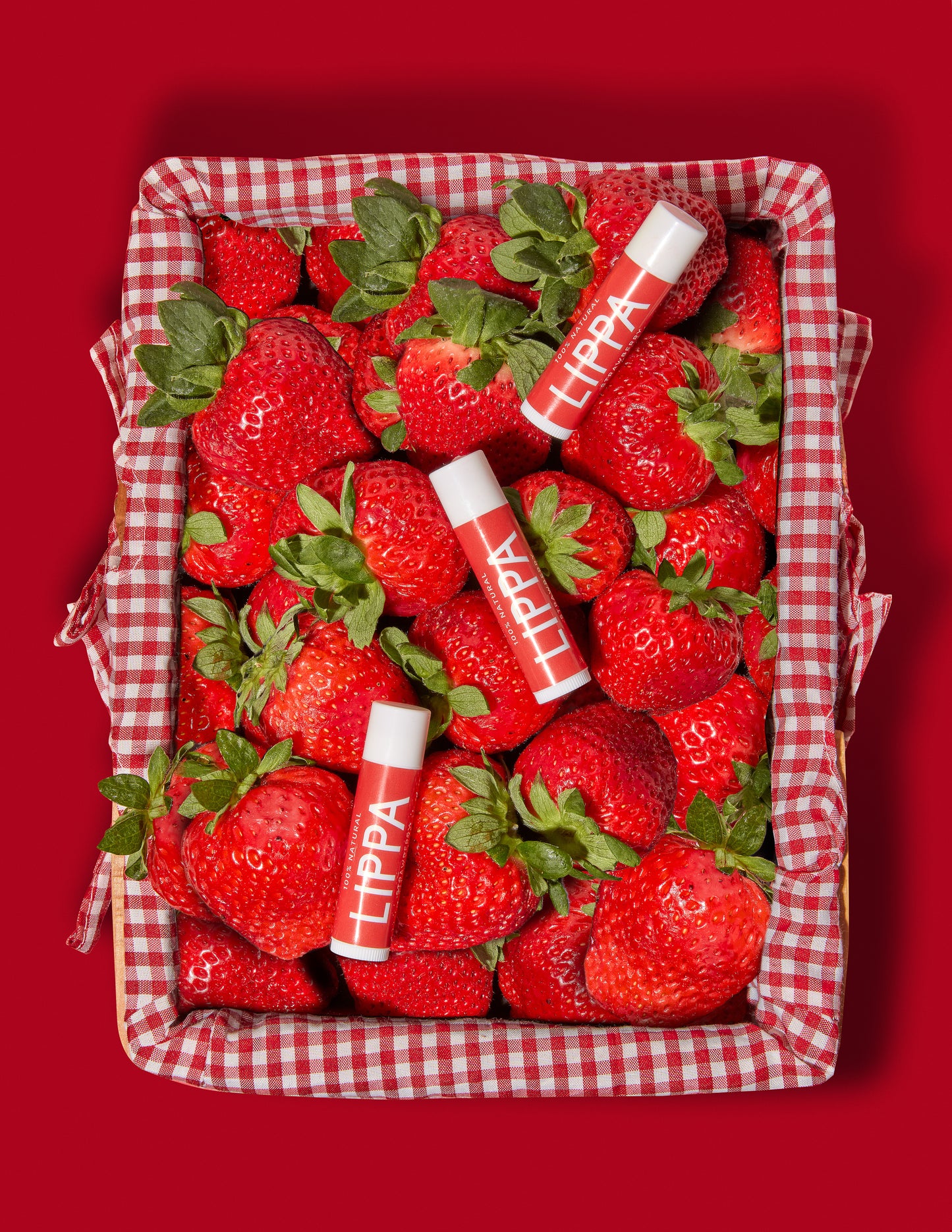 Strawberry Beeswax Lip Balm