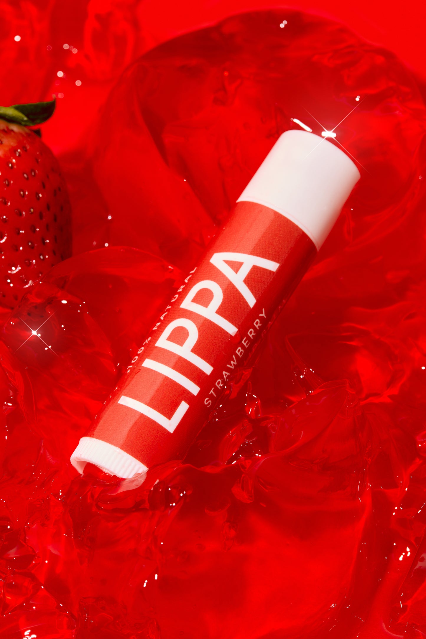 Strawberry Beeswax Lip Balm