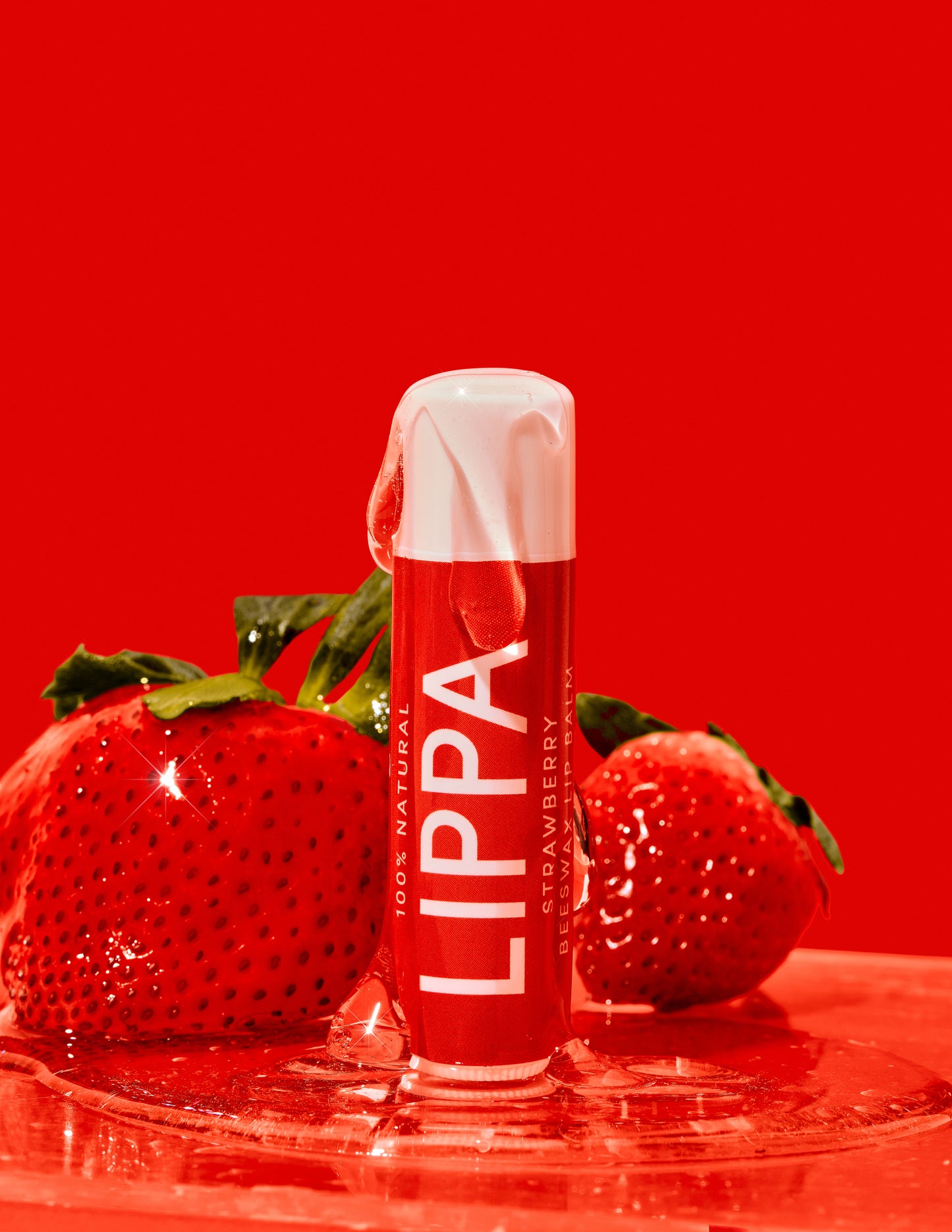Strawberry Beeswax Lip Balm