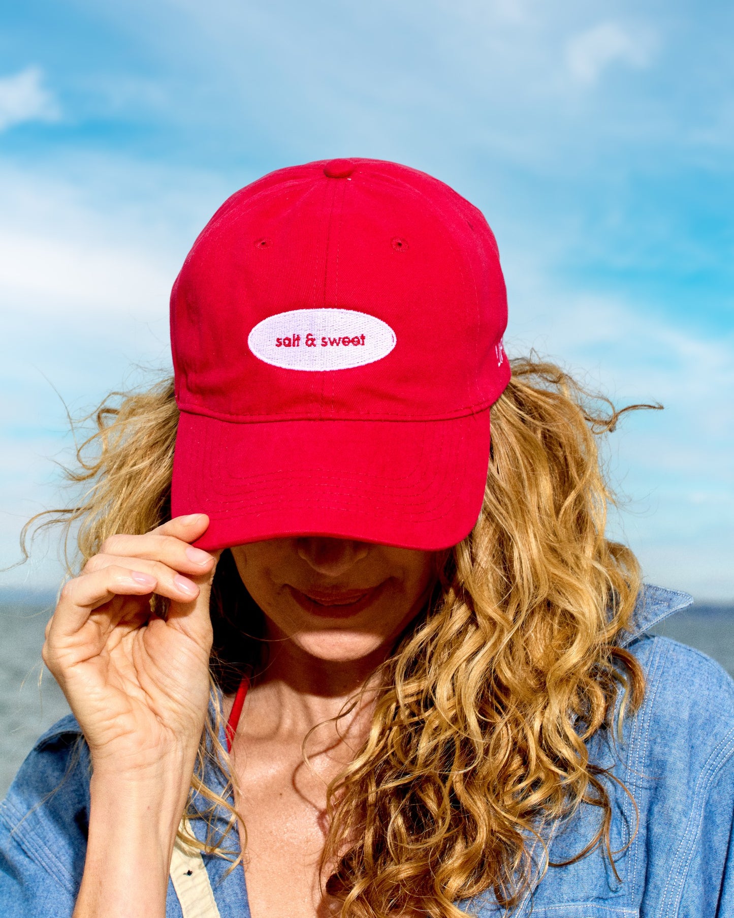 Salt and Sweet Ballcap Red