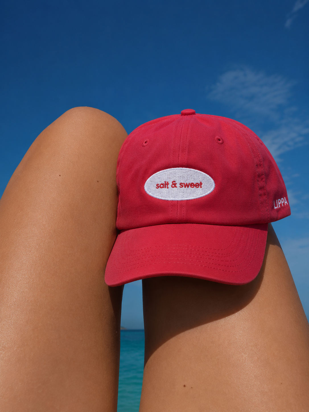 Salt and Sweet Ballcap Red